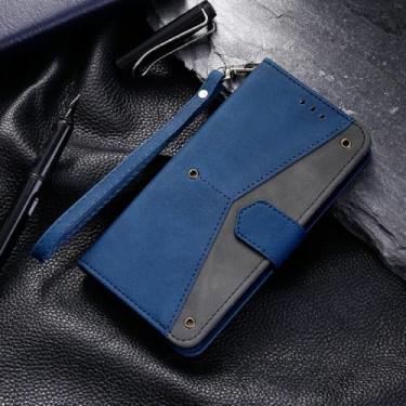 Imagem de Capa de couro carteira para Xiaomi para Redmi Note 11S 11 Pro 10S 10 Pro 9S 9 Pro 8T para Redmi 10 9 9A 9C 9T Poco X3 Pro M3 Note 10 Lite 11T, azul, para Redmi 10 Prime