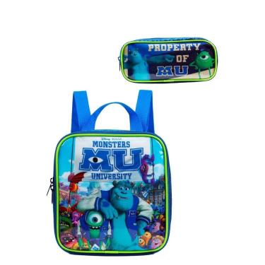 Imagem de Lancheira Térmica Monstros S.A - Espaçosa - 26x20x15 cm