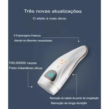 Imagem de Depilador A Laser Remoção Pêlo Definitivo Depilação Eletrico Altomatico
