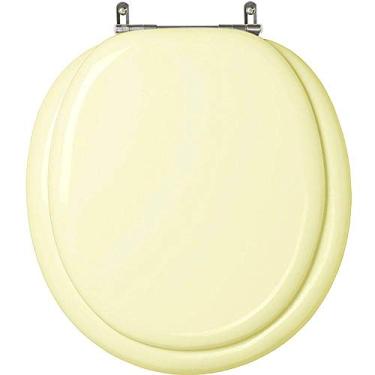 Imagem de Assento Sanitario Almofadado Twister Marfim (bege Claro) para Vaso Hervy
