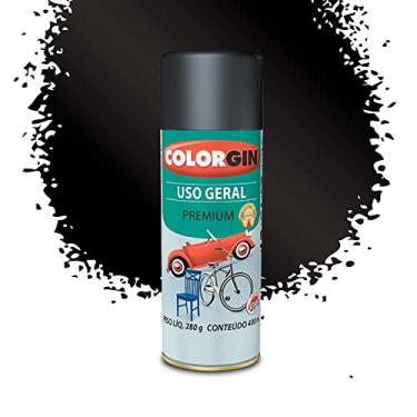 Imagem de Colorgin Automotivo Spray 350 ml Preto Semi-Brilho