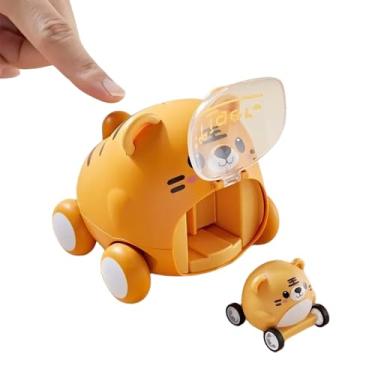 Imagem de Brinquedo Carrinho para bebê fofo com Outro dentro, Brinquedo interativo para crianças de 1 ano, Toy Car inércia de ejeção