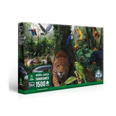 Imagem de Quebra - Cabeça 1500 Peças Panorâmico - Floresta Amazônica - Toyster B