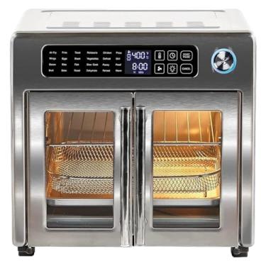 Imagem de SilteD Fritadeira de Ar Inteligente Fritadeira Elétrica Sem Óleo Forno de Convecção com Porta Francesa 26L Eletrodomésticos