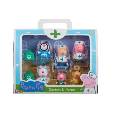 Imagem de Brinquedo Figuras Peppa Pig Medicos E Enfermeiros Sunny 2320