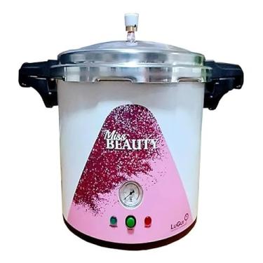 Imagem de Autoclave Manicure Estética 8 Litros Volaremed Rosa 220V