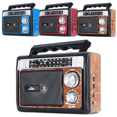 Imagem de Radio de Som Retro D-1601 (Marrom)