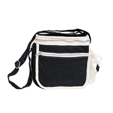 Imagem de Simple Ecology Lancheira térmica de algodão orgânico - preta