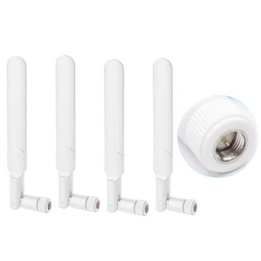 Imagem de CORONIR Antena macho MIMO SMA de banda dupla WiFi 2,4 GHz 5,8 GHz 5,8 GHz 9dBi para roteador WiFi, placa de rede sem fio, adaptador USB, câmera IP de segurança, monitor de vigilância por vídeo -