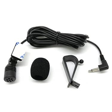 Imagem de LIMINGDE Microfone de carro estéreo de 3,5 mm para montagem e microfone de rádio de carro compatível com Kenwood Boss Corehan Power Acoustik JVC Sony Jensen Alpine e mais