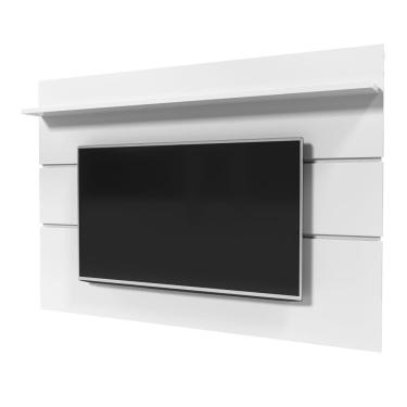 Imagem de Painel Prism 1.8 Tv Até 60´´ Branco Acetinado Patrimar Móveis