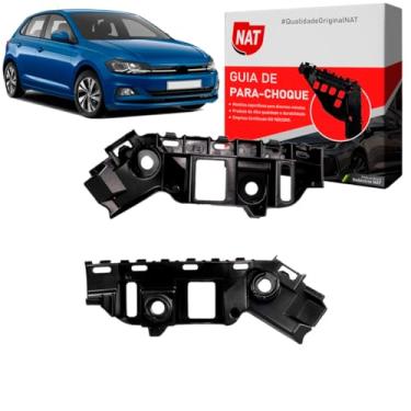 Imagem de Suporte Guia Parachoque Polo 2018 Até 2021 Traseiro (Lado Direito Traseiro)