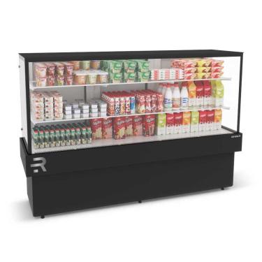 Imagem de Vitrine Confeitaria Refrigerada 1,80mt Vanguard Plus com Tampo Aproveitável CVPRAF1800...