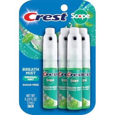 Imagem de Crest Âmbito | Um pacote de 4 sprays de névoa de menta (4 sprays no total) - 7 ml - Feito em uma instalação auditada pela FDA nos EUA