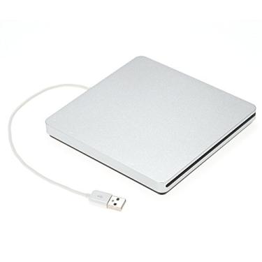 Imagem de Usb 2.0 Externo Cd/dvd Drive Gravador Portátil Slot-in Ultra Fino Elegante para Desktop Portátil