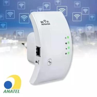 Imagem de Repetidor Sinal Amplificador Wireless Wifi 600Mbps Antena - Aw