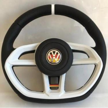 Imagem de Volante Gti Alemanha Volkswagen G1 Gol Saveiro Santana Quadrada Voyage
