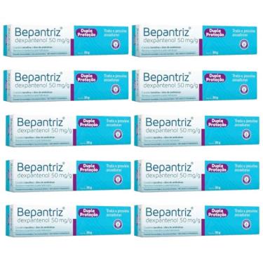 Imagem de Kit 10 Bepatriz Pomada Dermatológica Dexpantenol com 30g