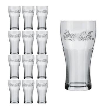 Imagem de Jogo 12 Copos 470ml Coca Cola Refri Suco Glamour Nadir - NADIR FIGUERE