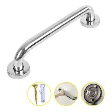 Imagem de Barra /corrimão De Apoio 40 Cm Para Banheiro Idosos Inox Kzi - Kazalin