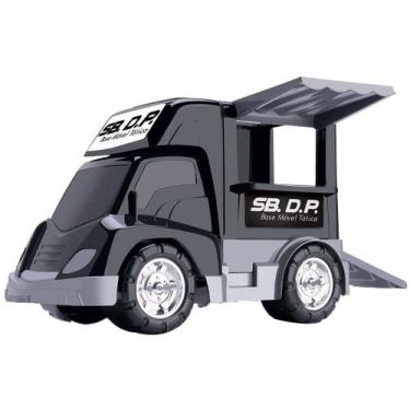 Imagem de Caminhão de Brinquedo SB. DP. Samba Toys 4 Peças - com Acessórios