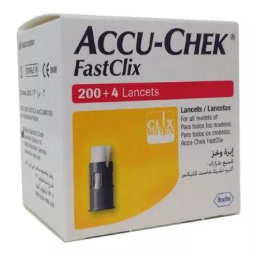 Imagem de Lancetas FastClix Accu-Chek 204 unid. - Uso com Lancetador - Roche