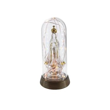 Imagem de Luminária Imagem Nossa Senhora De Fátima Redoma E Luzes - Amor Lindo