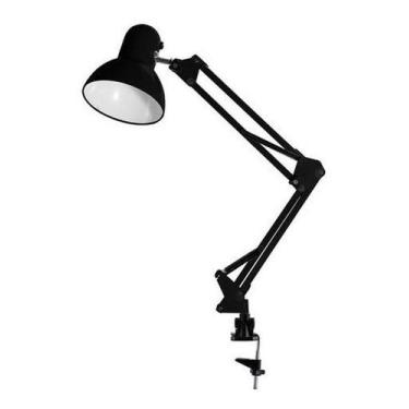 Imagem de Luminaria Mesa Articulada Garra Escritorio 2 Em 1Articulavel - Gashop,