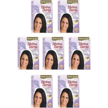 Imagem de Hene em Po Divina Dama 07x50gr Jaborandi ( Cores: Incolor, Chocolate, 