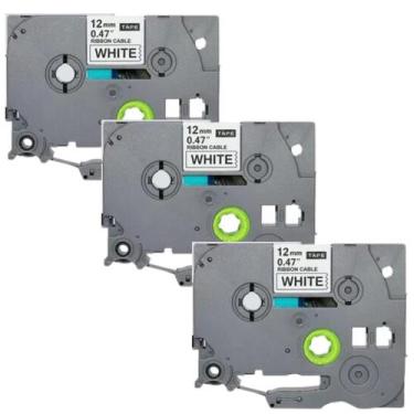 Imagem de 3 Fitas para Fios Tze-FX 231 Compatível P/ Rotulador Brother - Masterp