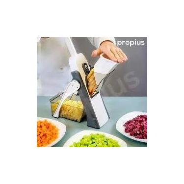 Imagem de Cortador Fatiador Picador Legumes Multifuncional 5 Funções - Mundo