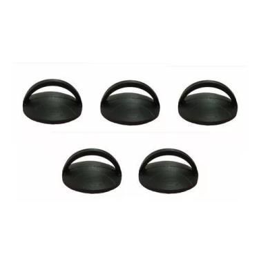 Imagem de Kit De Puxador Plástico resistente Para Tampa De Panelas 5 Unidades - 