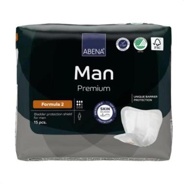 Imagem de Absorvente Abena Man Formula 2 Premium Masculino 15 Unidades