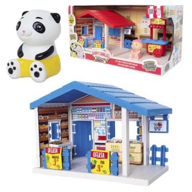 Imagem de Conjunto Mercadinho Happy Families Mercado Cenário De Brinquedo Miniat