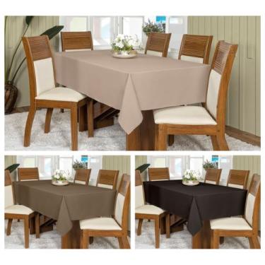 Imagem de Kit 3 Toalhas De Mesa Retangular Oxford 2,00x1,45m 6 Lugares - Raga De