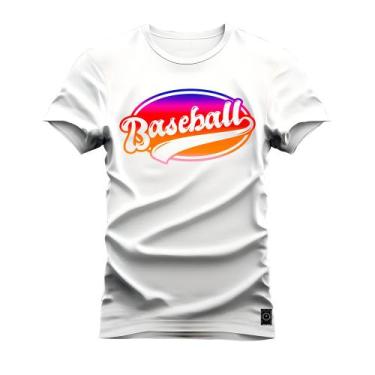 Imagem de Camiseta Estampada Premium Algodão Base Ball Colors - Nexstar, P, Bran