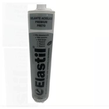 Imagem de Silicone Selante Acrílico Premium Preto 450g  - Elastil