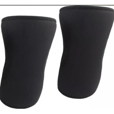 Imagem de Joelheira Preta Neoprene Ajustável Funcional Pro Trainer, P
