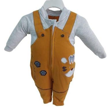 Imagem de Macacão Longo Bebê Menino Bordado Le Bhua Paraiso Ref 12593 - Le Bhua 