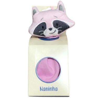 Imagem de Naninha para Bebê Guaxinim Rosa - Miguel Baby