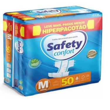 Imagem de FRALDA GERIATRICA SAFETY CONFORT M 50 un