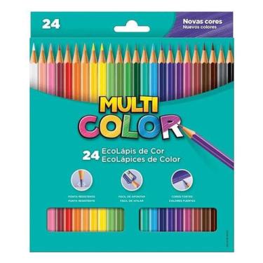 Imagem de Lápis de Cor Ecolápis 112400 24 Cores - Multicolor - Tendtudo