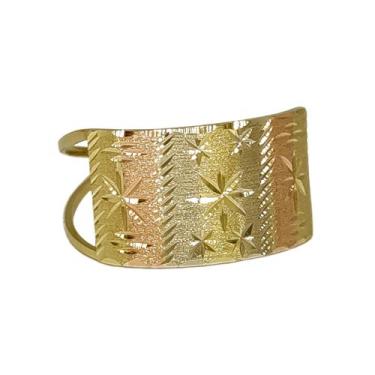 Imagem de Anel Em Ouro 18k 750 Chapa 7 Cores, 16