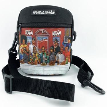 Imagem de Shoulder Bag Mini Bolsa Lateral Pega a Visão Rappers - MP Moda Masculi