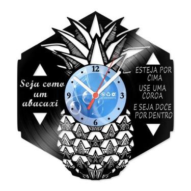 Imagem de Relógio De Parede Disco Vinil Diversos - Seja Como um Abacaxi - VDI-23
