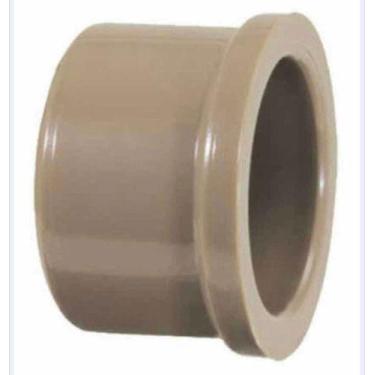 Imagem de 10 Cap Soldável 3/4 Tampão Cano Pvc 25mm Marrom Amanco 