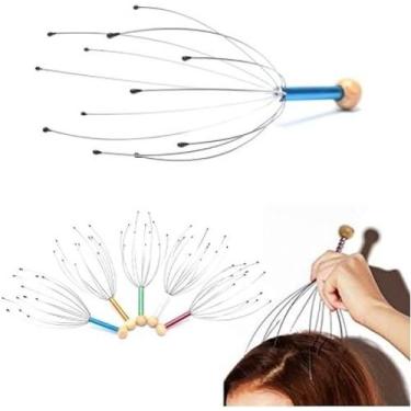 Imagem de Kit com 3 Massageadores Capilares Anti Estresse Com 12 Hastes - Nexus 