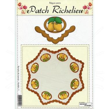 Imagem de Régua para Patch Richelieu Márcia Caires Modelo 11 - Barrado de Laranj