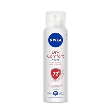 Imagem de NIVEA Desodorante Antitranspirante Aerossol Dry Comfort 150ml - Proteção prolongada de 72h, dupla proteção com ativos antitranspirantes, sensação de axilas secas e frescas