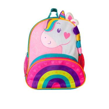 Imagem de Mochila infantil escolar 17 ou 10 litros com alça ajustável escola aul